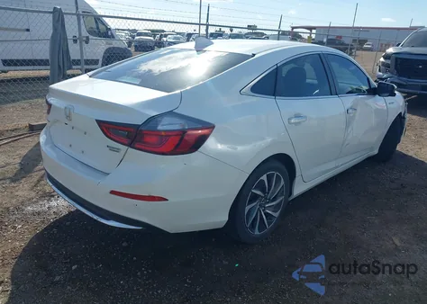 2019 Honda Insight Touring from USA, damaged, VIN 19XZE4F95KE013553